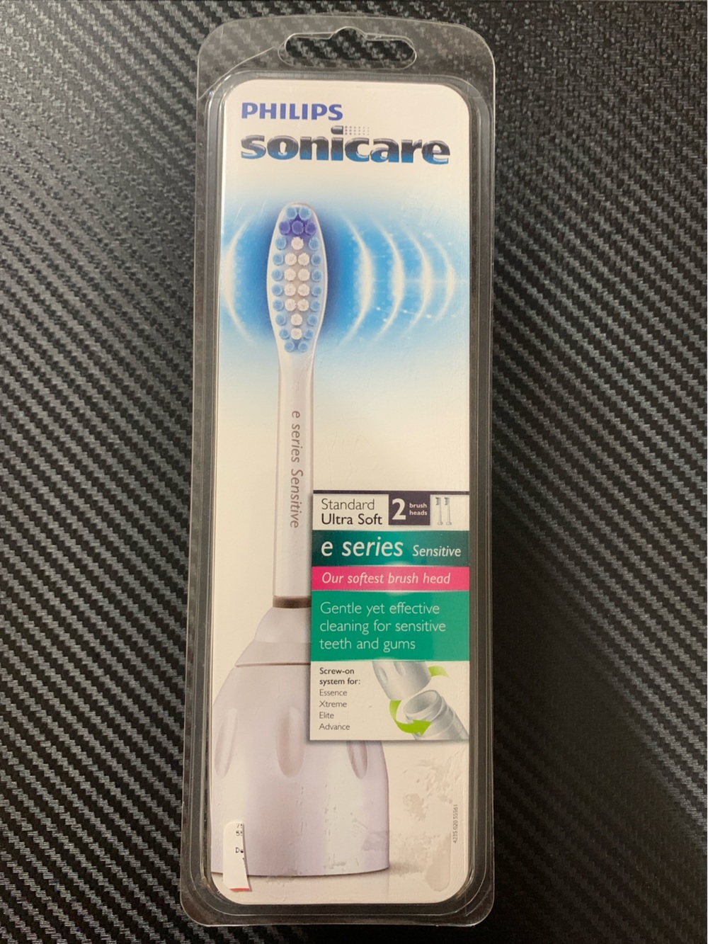 Phillips Sonicare E-Series Sensitive Replacement Brush Heads (2 Pack)